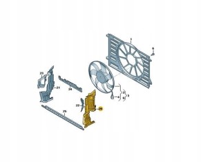 KIEROWNICA POWIETRZA AUDI A5 8W6121283AR LEWA ASO