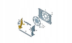 KIEROWNICA POWIETRZA AUDI A5 8W6121284AR PRAWA ASO