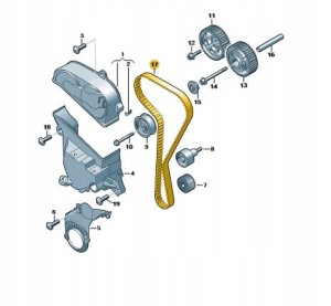 Oryginalny pasek rozrządu SEAT SKODA VOLKSWAGEN