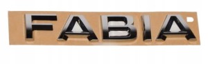SKODA OE Napis - znaczek chromowy FABIA 2007 -