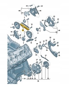Oryginalna prowadnica VW AUDI SEAT SKODA