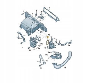 Oryginalna uszczelka zaworu VW AUDI SEAT SKODA
