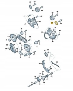 Oryginalne koło zębate rozrządu AUDI VW
