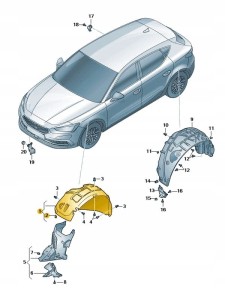 NOWE ORYGINAŁ NADKOLE PRAWY PRZÓD CUPRA FORMENTOR