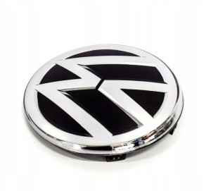 Znaczek vw chrom.błyszczący/czarny
