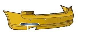 Skoda nowe poszycie zderzaka OE 1Z9807417