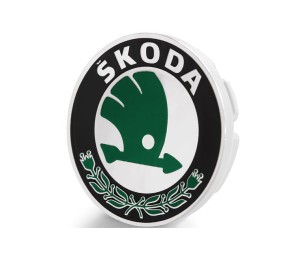 Kołpak ozdobnyczarny/chrom błyszczący