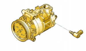 Nowy oryginalny kompresor klimatyzacji do VW Golf OE 5Q0816803D