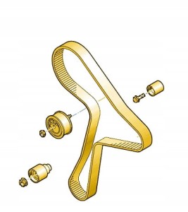 Nowy oryginalny zestaw paska rozrządu do VW/Audi/Skoda/Seat OE 05L198119A
