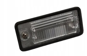 Nowa oryginalna lampka tablicy rejestracyjnej do Audi strona lewa