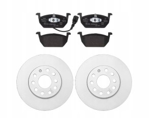 Nowe oryginalne tarcze i klocki hamulcowe przód komplet JZW698302DG