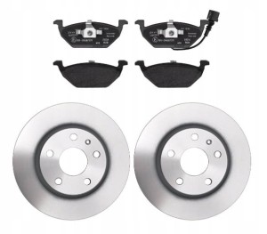 Nowe oryginalne tarcze i klocki hamulcowe przód komplet JZW698302CS