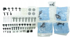 Nowy oryginalny zestaw elementów mocujących zderzaka Audi A6/A7