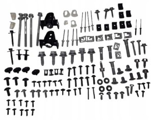 Zestaw montażowy przedni zderzak Audi A6/S6. Produkt nowy, oryginalny