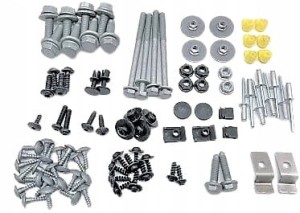 Zestaw śrub mocowań zderzaka Audi A4/S4. Produkt nowy, oryginalny