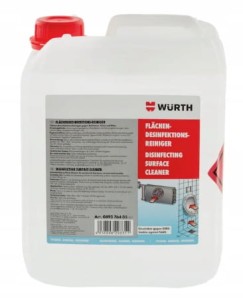 WURTH ŚRODEK DO DEZYNFEKCJI KLIMATYZACJI KLIMY 5L