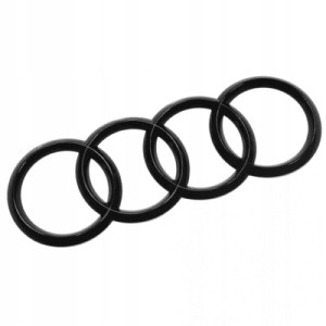 Znaczek AUDI czerń błyszcząca