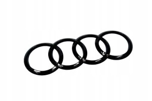 Znaczek AUDI czerń błyszcząca