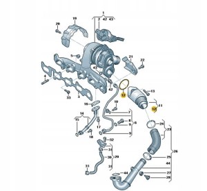 NOWY ORYGINALNY O-RING 04L145117B AUDI VW OE