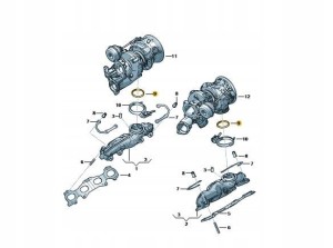 Nowa, oryginalna uszczelka Audi 0P2145039A
