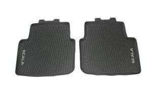 Nowe, oryginalne Dywaniki gumowe TYLNE Skoda Scala 657061512