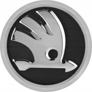 Nowy, oryginalny emblemat Skoda 565853621FOD
