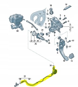 PRZEWÓD HYDRAULICZNY Nowy, Oryginalny 5QB721465AD