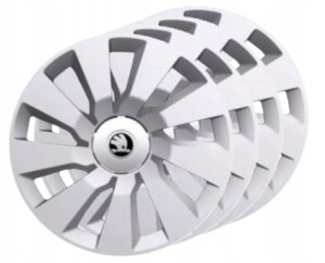 Zestaw kołpaków 4 szt. 7Jx16" ET43 SKODA SUPERB IV Nowy Oryginalny