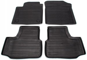 Orginalny zestaw dywaników gumowych 3D PRZÓD+TYŁ Skoda CITIGO OE 1ST061550