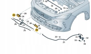 ZAMEK MASKI Z PRZEŁĄCZNIKIEM Cupra Formentor 5FF823509A Nowy Oryginał ASO