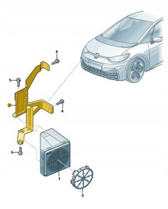 UCHWYT STEROWNIKA VW SEAT OE 10A035205A NOWY ORYGINALNY
