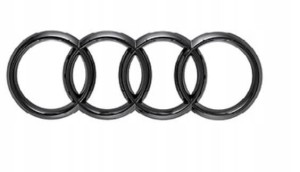 Oryginalny znaczek Audi w kolorze czarnym -tylna klapa Audi A4 B9 8W0071802