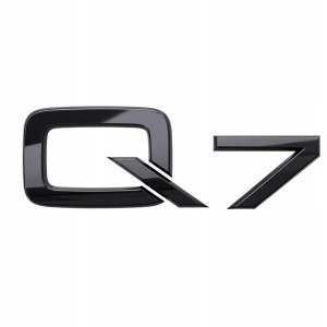 Oryginalny znaczek,logo AUDI Q7 2020>w kolorze czarnym TYŁ OE 4M0071803