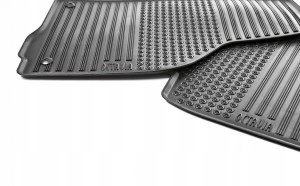 Oryginalne dywaniki gumowe SKODA OCTAVIA II PRZEDNIE OE 1Z0061221