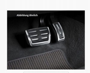 ^Oryginalne nakładki na pedały Audi A6(C8) A7 AUTOMAT OE 4K1064205