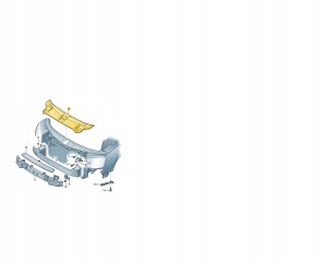 POSZYCIE OSŁONA PASA PRZÓD AUDI A8 4H0807081 OD AS