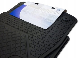 DYWANIKI GUMOWE VW GOLF VII 4 SZT PRZÓD + TYŁ ASO