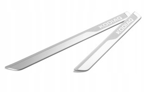 LISTWY PROGOWE OCHRONNE SKODA KODIAQ ALUMINIOWE