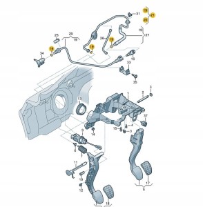 ZESTAW USZCZELEK SPRZĘGŁA O-RING AUDI VW 1K0798741