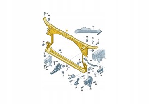 WZMOCNIENIE PAS PRZEDNI AUDI A6 C7 A7 4G0805594C