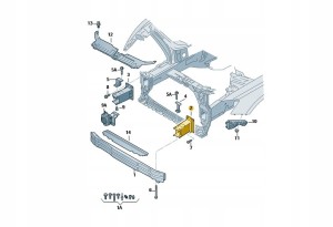 STREFA ZGNIOTU PRAWA AUDI Q5 8R0807134B ASO