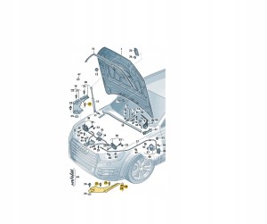 OSŁONA REFLEKTORA NAKŁADKA LEWA AUDI Q7 4M0805285A