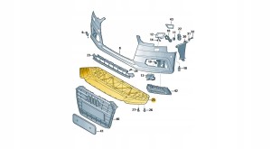 OSŁONA POD ZDERZAK AUDI A4 B9 8W0807611A 2K5,2K6