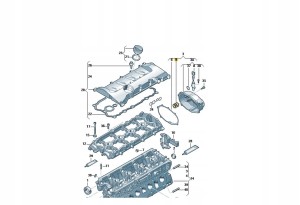 ZESTAW PIERŚCIENIE NASTAWNIKA AUDI 06F198107A ASO