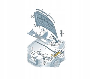 OSŁONA BLOTNIKA NAKŁADKA PRAWA AUDI A4 8W0821170C