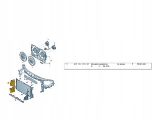 KIEROWNICA POWIETRZA AUDI A6 C7 PRAWA 4G0121284BJ