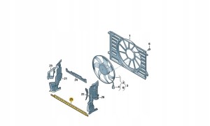 KIEROWNICA POWIETRZA DÓŁ AUDI A4 A5 8W0121293A ASO