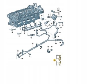 ZESTAW NAPRAWCZY WKŁADÓW ZAWORKÓW 06D998907 ASO