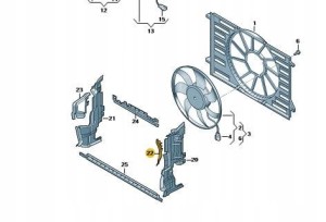 ORYGINAŁ KIEROWNICA POWIETRZA L AUDI A5 8W6121673B