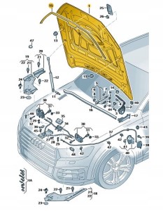 AUDI OE Ogranicznik zabezpieczający